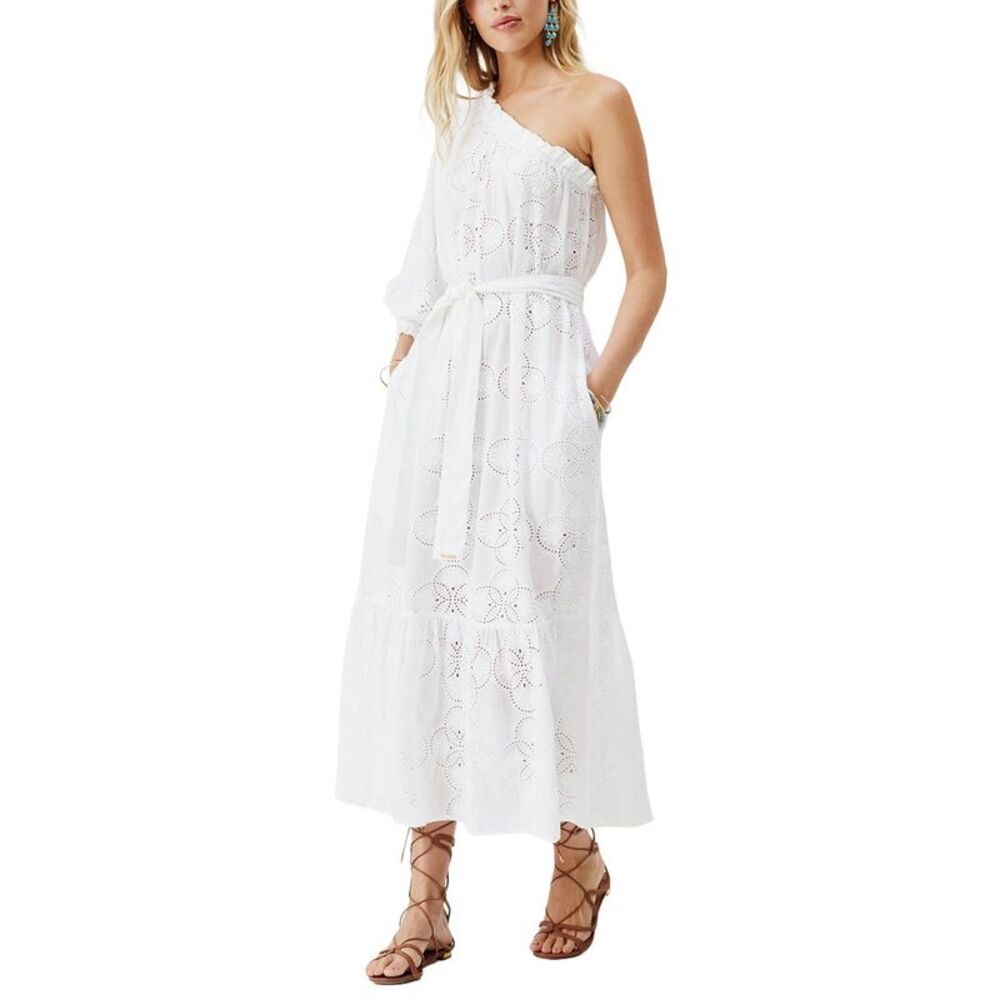 Melissa Odabash Womens  Autumn  Midi Dress, White